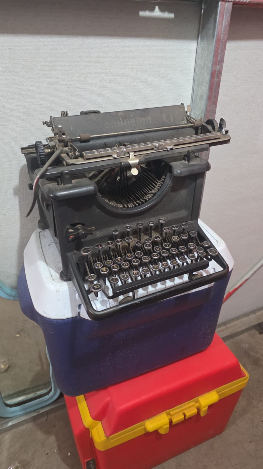 Maquina de escribir antigua.